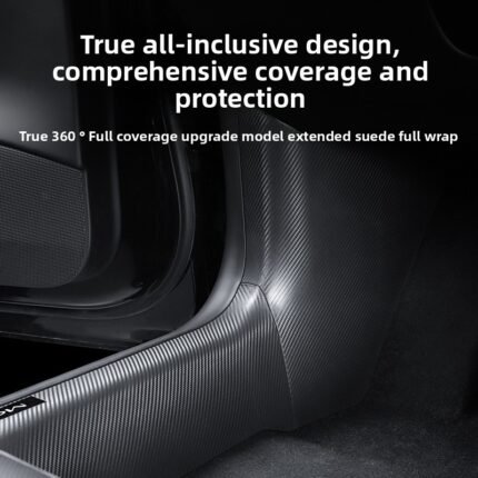 For Tesla New Model 3 Highland Car Threshold Strip Carbon Fiber Threshold Strip 8pcs