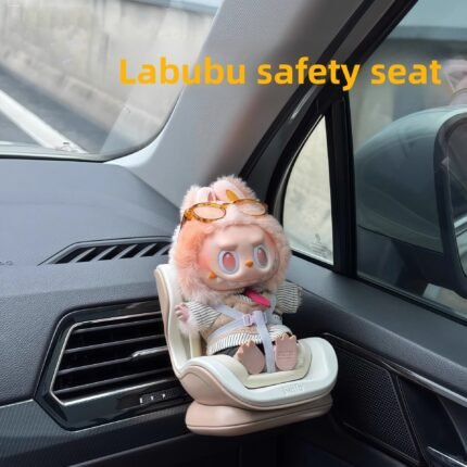 Tesla labubu car seat second generation sitting party ornament