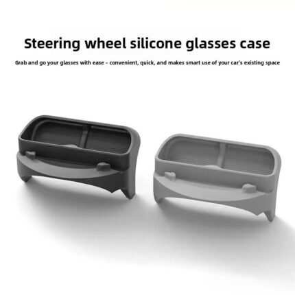 2025 For Tesla Model Y Juniper  Model 3 Highland Dashboard Steering Wheel Glasses Case Storage Box