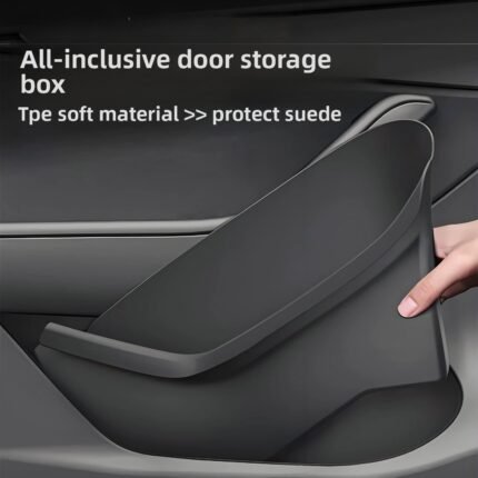 For Tesla Door Storage Box New Model Y Juniper Model 3 Juniper Door Slot Storage Pad