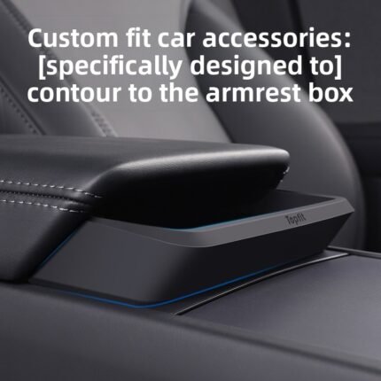 For Tesla New Model Y Juniper Central Control Storage Box Armrest Box Convenience Pocket Model 3 Highland Storage Pocket