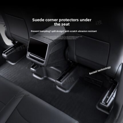 For Tesla New Model Y Juniper Seat Lower Corner Rear Threshold Strip Anti-kick Protective Case 7pcs