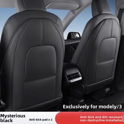 For Tesla anti-kick pad Model 3 Model Y special anti-dirt and wear-resistant front seat back anti-kick pad