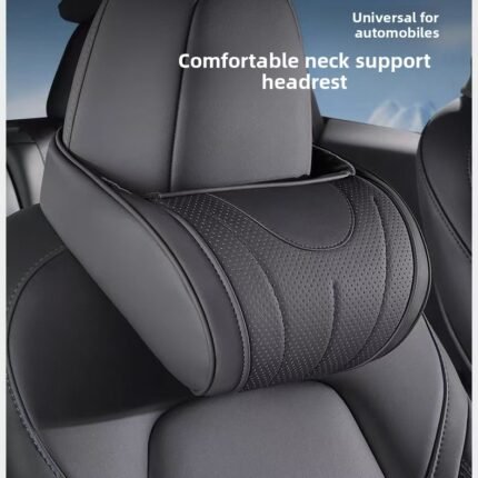 For Tesla Comfort Headrest Neck Pillow Sports Seat Pillow Waist Cushion Interior Products