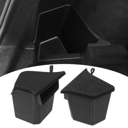 For Tesla New Model Y Juniper Interior Trunk Storage Box Side Boxes Portable Storage Boxes on Both Sides