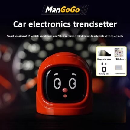 For Tesla car electronic pet ornament tide play intelligent significant other interesting shell car expression robot